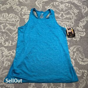 Avia Women's Blue Racerback Tank Top Standard Size S Moisture-Wicking